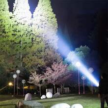 Three-Eyed-Monster Mini Flashlight Flash Super-Power Waterproof Outdoor Travel` - Black - View 6