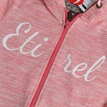 ETIREL Ropa exterior para mujer, ropa deportiva, ropa para exteriores, viajes, fitness, entrenamiento, chaqueta con capucha, tops - rojo - Ver 4