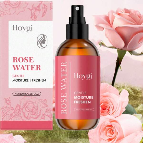 Rose Facial Moisturizing Spray, Gentle Care, Nourishing, Moisturizing And Brightening Skin, Hydrating Facial Spray, Dry Daily Moisturizing In Summer, Ready To Use, Suitable For Any Skin Type