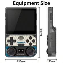 powkiddy Portable Arcade Game Console Features An Open-Source Linux System, 3.5-Inch IPS High-Definition Display, 64GB 10K+Expexptable Game Storage, An OTG Interface, 5000mAh Rechargeable Lithium Battery, USB Charging, And Is Made Of ABS Material. It Is An Ideal Holiday Gift For Outdoor Activities And Offers A Fresh And Eye-Catching Display For Outdoor Adventures. The Design Is Durable And Does Not Require Batteries