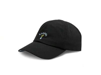 Kangol ✅ Visera Growth: Tela Nylon, Diseño Béisbol, Espalda Abierta para Coleta, Ajuste Cómodo, Ala Inferior con Jacquard Floral, Estilo Deportivo y FuncionalLetrasCasualTela