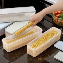 4 Large Capacity, Moisture-Proof, Insect Proof, Transparent And Visible Kitchen Storage Boxes, Vegetable And Noodle Storage Boxes, Stacked Design Can Save Space - Multicolor - View 3