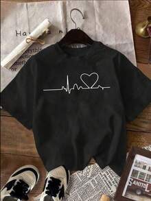 Black Queen   Dripping Art Women's Plus Casual Tee T Shirt