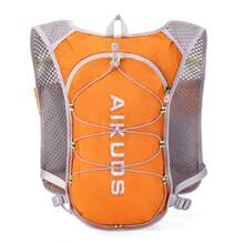 Lightweight Phone Holder Running Vest | Reflective Hi Vis Running Vest For Women & Men | Breathable Running Hydration Vest With Adjustable Straps | Camel Hydration Backpack Water Backpack(Only Backpack Without Bladder) - Orange Only Backpack - View 2