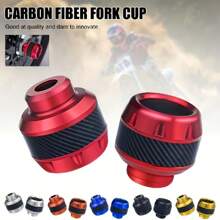 Aluminum Alloy Anti-Drop Cup, Suitable For Motorcycle, ATV And E-Bike Forks, Collision Cup, Anti-Fall Accessories, Decorative Parts