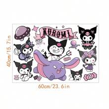 Sanrio Large Sanrio Kuromi Cartoon Wall Sticker For Children's Room, Girls' Bedroom, Cute Decorative Wall Decal For Nursery