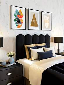 Double Bed Headboard Kit 45x20 Adhesive NUVEM For CHILDREN'S Box - 5 UNITS - 淺粉色 - 查看 4