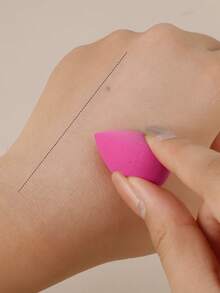 7个迷你化妆海绵，PVC桶装，超柔软不吸水干湿两用化妆海绵，化妆海绵 - 彩色 - 查看 5