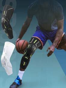 1 Piece Sports Knee Pad, Honeycomb Anti-Collision Knee Support For Basketball, Football, Cycling Gym Accessories Knee Support Sports Knee Pads Gym Knee Pads - Multicolor - View 2