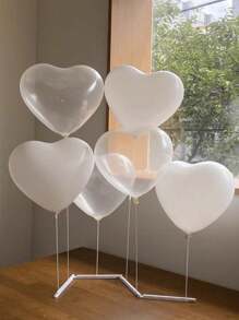 1set Reusable Clear Balloon Stand Kit - Ideal For Celebrations And Events (Balloons Not Included), Balloon Stand Set Plastic Balloon Support Balloon Holder Balloon Stick Tubes Set Wedding Birthday Graduation Party Decor