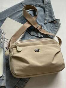 女士斜挎包 带防盗功能 休闲多口袋单肩包 尼龙旅行钱包