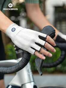 ROCKBROS Women's Cycling Gloves Anti - Slip UPF50+ Breathable Nylon Summer Essentials Outdoor Fitness Multi Scenario Use - Multicolor - View 3