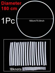 1Set 1.5/1.8M Round Balloon Arch Kit Holder,Plastic Circle Stand For Wedding Decor,Balloon Circle Plastic Wreath Balloon Stand Support,Birthday Party Decor ,Bridal Shower Anniversary Supplies,BabyShower Decor