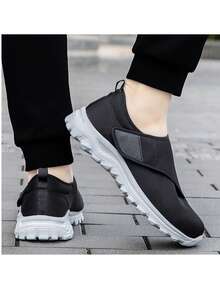 Zapatos deportivos para hombres / zapatos para personas mayores, zapatos casuales de suela antideslizante extra anchos y transpirables con diseño de para facilitar el calce, ajustables y adecuados para pies hinchados, personas mayores, recuperación, caminatas al aire libre y actividades en interiores