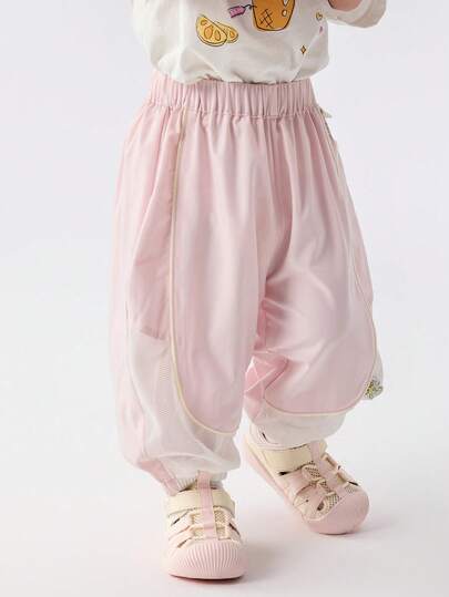 Balabala 女婴轻薄运动裤，夏季舒适休闲款