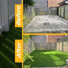 1 Roll 4mx1m Wear-Resistant, Aging-Resistant Artificial Grass Carpet, 20mm Pile Height Realistic Synthetic Fake Grass Outdoor Child And Pet Friendly Easy To Clean With Drainage Holes Astro Turf DIY Micro Landscape Home Decorations, Artificial Grass Mat Rug Patio Lawn Balcony Decoration - Green - View 6