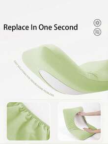 柔软一次性旅行枕套，弹性一次性枕套，适用于酒店客房、沙龙，无纺布材质，防污透气，旅行酒店枕套（不含枕芯） - 彩色 - 查看 7