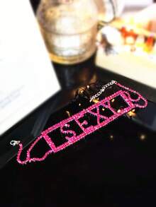 Supra Diamanto 优雅迷人性感字母 CZ 水晶项链 1 件 - 彩色 - 查看 10