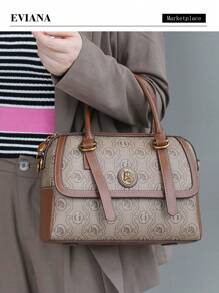 Borsa a mano con design di cuscino oversize, modello minimalista alla moda con unicorno, borsa a tracolla e shopper versatile, borsa a spalla e borsa a tracolla vintage in PVC trapuntato di alta qualità per donne, nuovo arrivo 2025