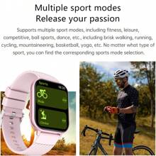 1pc Unisex Silicone Band Smart Watch, 1.83 Inch TFT High-Definition Touch Screen With Temperature, Weather Forecast, Bluetooth, Sports Information Reminder, Alarm Clock, Date Display, Call Alert, Compatible With Android & IOS, Suitable For Daily Use