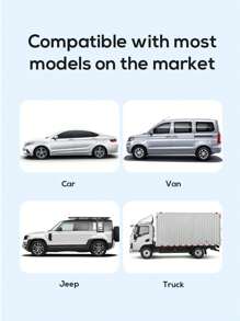 ViSSKO Ventilador de Resfriamento para Assento de Carro - Turbo Boost 3 Velocidades, 3000mAh, Para Cabelo e Instalação Fácil