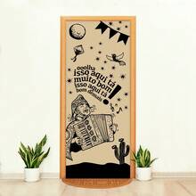 Felicita Decorative Door Cover 3D Sublimated Fabric Party 0.85x2.10 Junino - CP-343 - 查看 1