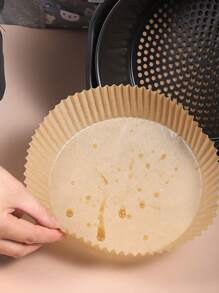 100pcs Paper Air Fryer Liners, Non-Stick Baking Paper, Compatible With Most Air Fryers Air Fryer Kitchen Air Fryer Liners Air Fryer Paper Airfryer Air Frier