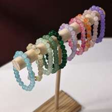 3pcs Wooden T-Shaped Jewelry Display Stand Set, Multifunctional Necklace, Bracelet, Anklet Organizer & Holder, Ideal For Wedding Accessories, Detachable Rack For Keys, Memorabilia, Hair Accessories Storage, Suitable For Counter, Vanity, Bedroom