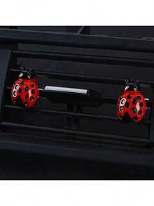 قطعتان مشابك فتحة التهوية على شكل حشرات، اكسسوارات فتحات السيارة، للمحبين للحشرات والأطفال