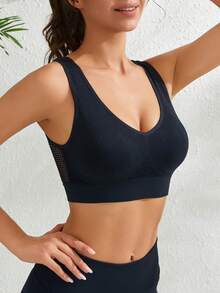 3 件套女士无钢圈无缝舒适透气文胸套装，多色 - 彩色 - 查看 3