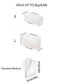 1pc Kitchen Wall-Mounted Storage Box, Cabinet Storage Box For Home