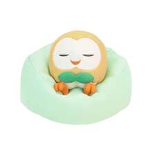 Takara Tomy Figura Poke original en miniatura - Pika, Slowpoke, Rowlet - Figura de PVC como regalo para fans del anime y los juegos, decoración de coche