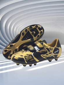 1 Pair Kids Football Cleats With Friction Studs, Slip-Resistant, Suitable For Daily Sports, All Seasons