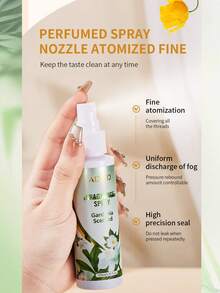 1pc 100ml Coconut Vanilla Fragrance Spray Air Freshener,Four Fragrance Types, Floral Long Lasting Fragrance ,For Wardrobe, Living Room, Car, Bathroom, Hotel, Deodorizing Fresh Air,Gardenia Scented,Peach Orange Scented,Romantic Lavender, Portable - Multi-fragrance - View 4