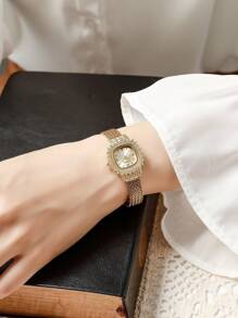 New Arrival, Factory Direct, Japanese Style Lucky Mini Wheat Ear Vintage Women Watches, Minimalist Fresh Women Wristwatch