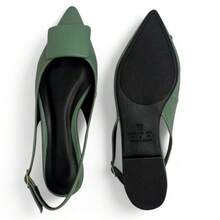 Women Flats - 綠色 - 查看 4