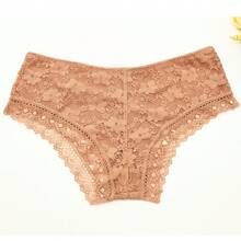 RITA SENSUAL PAN201 6 pantaletas de encaje con forro interior. Variedad de Colores y Tallas (S-M-L-XL) - Multicolor - Ver 7