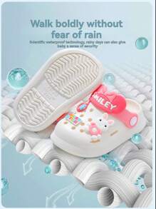 [Esencial de verano] Zapatos con agujeros transpirables para niños y niñas, chanclas para baño y ducha con suelas suaves antideslizantes, diseño de dibujos animados para niños pequeños, sandalias de playa/piscina, [Nuevo lanzamiento 2025], Zuecos de malla perforados de secado rápido para deportes al aire libre, viajes, vacaciones e infantiles/bebés