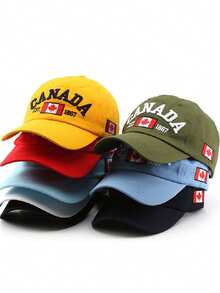 Men's Casual Letter Embroidered Baseball Cap - Multicolor - View 1