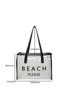 Large Capacity Waterproof Tote Bag For Student Beach Vacation - Multicolor - View 9