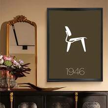 1 件/3 件墙面艺术海报现代简约包豪斯标志性中世纪家具海报高清海报家庭房间酒吧咖啡厅装饰艺术壁画图像，适用于住宅和宿舍墙壁、客厅和酒吧装饰、餐厅或浴室、房间装饰、高品质、无框油画艺术，适合室内/室外使用，无框/带框 - 彩色 - 查看 34