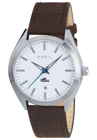 Breil Colección RELOJES BREIL GENT MANTA CITY Esfera GRIS MONOCROMÁTICA JUST TIME - Movimiento de CUARZO de 3 MANECILLAS y CORREA DE AUTÉNTICA PIEL DE BECERRO NEGRA TW1613. Enviado directamente desde Italia. Entrega en 5 días