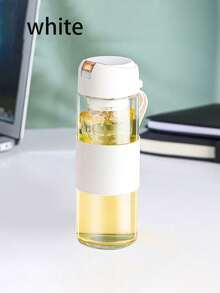 1pc Borosilicate Glass Tea Cup With Magnetic Levitating Tealeaf Infuser, Reusable And , Multifunctional Portable Tea Tumbler - Hand Wash Only - Multicolor - View 6