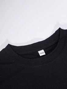 Birthday Number Crown Customized Name Print Girl T-Shirt, Girls Tween Girl Sports Tops Short Sleeve, Fast Delivery, Black