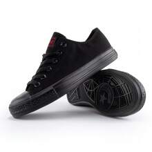 ANDY-Z Women's Canvas Sneaker, Comfortable And Versatile Footwear - Casual Fashion - 黑色 - 查看 1