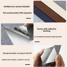 1PC 30x100cm Cat Scratch Proof Sofa Protector Sticker Roll | Self-Adhesive Cuttable Furniture Protection Tape For Leather Fabric Repair | Durable Anti-Scratch Wall Guard | Cat Scratching Post Alternative | DIY Pet Furniture Protector - Dark Grey - View 7