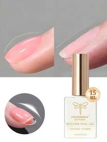 COLOURSMILE 15ml 透明指甲油 指甲强化凝胶延长凝胶底油 瓶装 可浸泡 UV LED 凝胶指甲延长 - 無色 - 查看 11