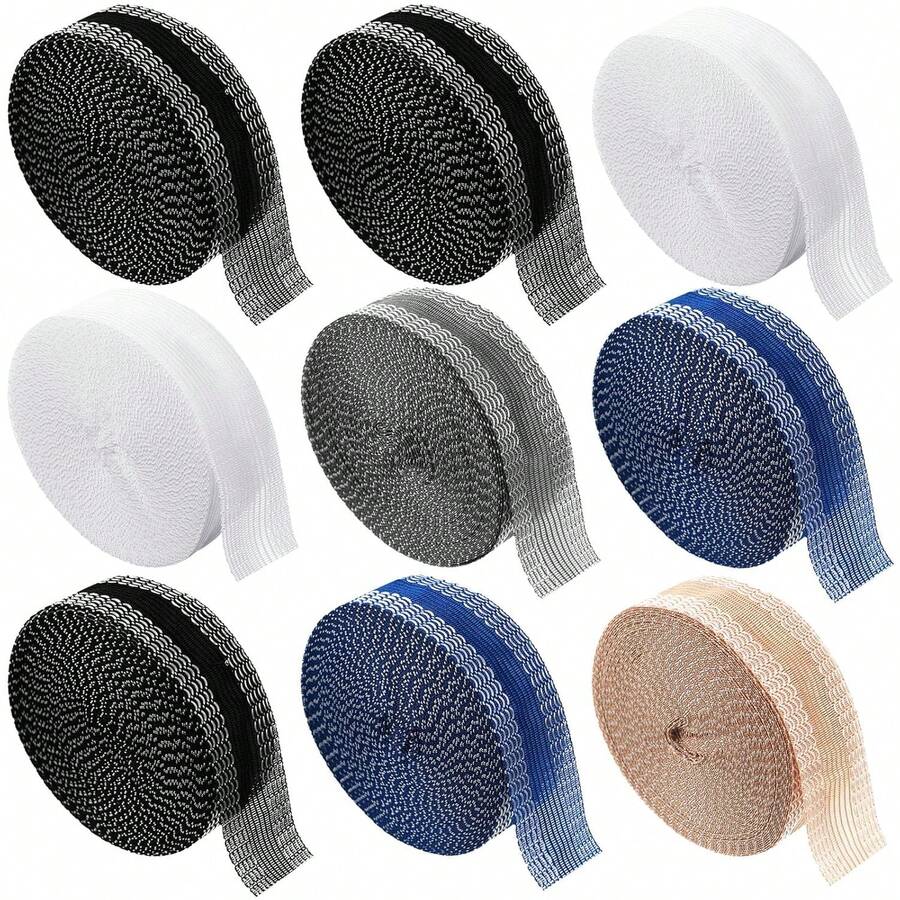 1/2/5条装熨烫式裤脚胶带，用于缩短牛仔裤、长裤、衣服、裙子及DIY缝纫，裤脚调节胶带（1米/2米/3米/5米/10米），熨烫式自粘裤脚缩短胶带，自粘腰带，可水洗熨烫的裤脚条，DIY缝纫配件 - 轻松修改裤子，为礼物增添节日氛围 - 彩色 - 查看 1