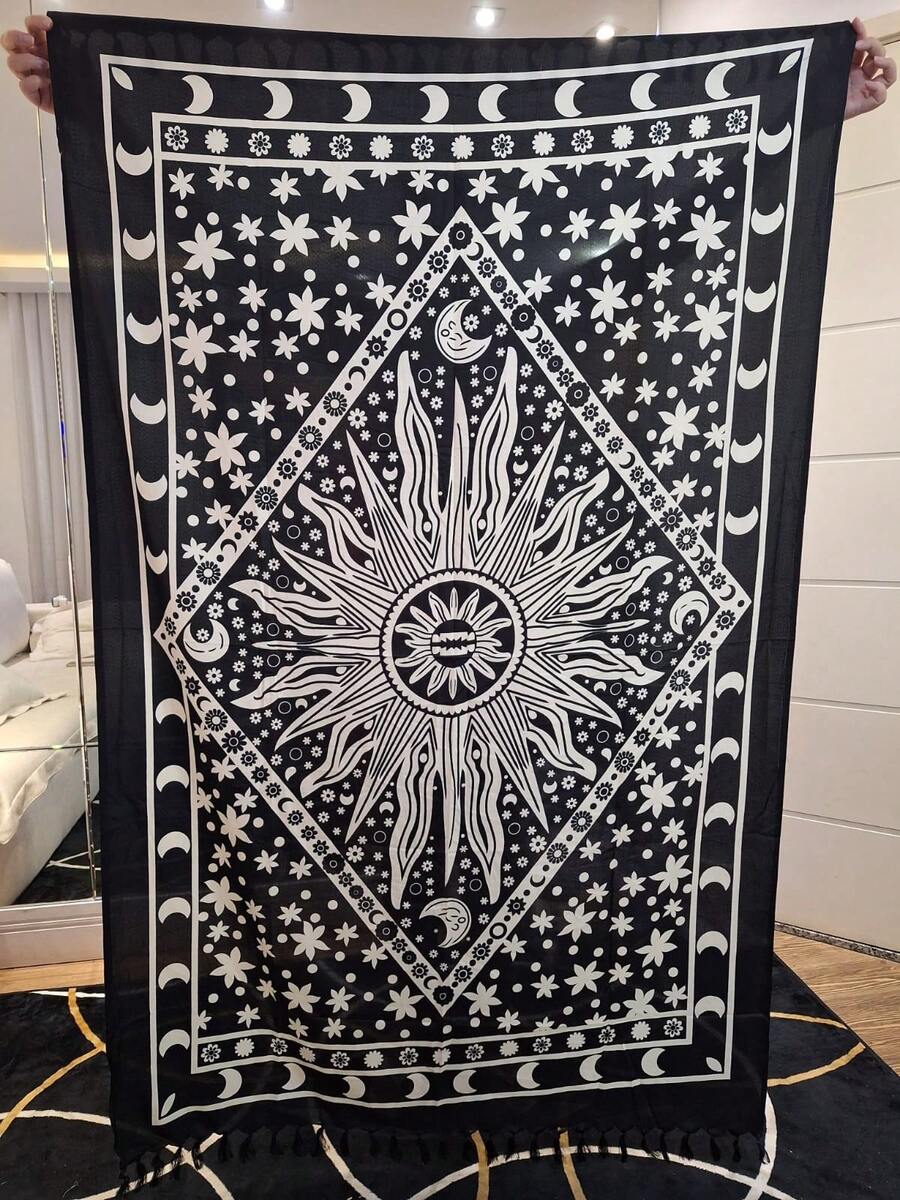 Beach Cover-Up Owl Dreamcatcher Evil Eye Various Prints Beachwear - 15 - 查看 1