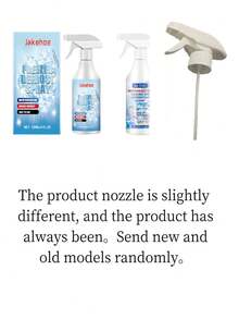 jakehoe 1 pieza Spray descongelante para refrigerador, 1 pieza Limpiador desodorizante para refrigerador. El descongelamiento del refrigerador se puede combinar con la desodorización del refrigerador para obtener mejores resultados, una solución de dos en uno. Spray de limpieza multiusos para refrigeradores, congeladores y máquinas de hielo domésticos, disuelve fácilmente la escarcha persistente sin raspar, ahorrando tiempo y esfuerzo. La fórmula activa puede penetrar y derretir rápidamente la escarcha, mejorando la eficiencia del descongelamiento.